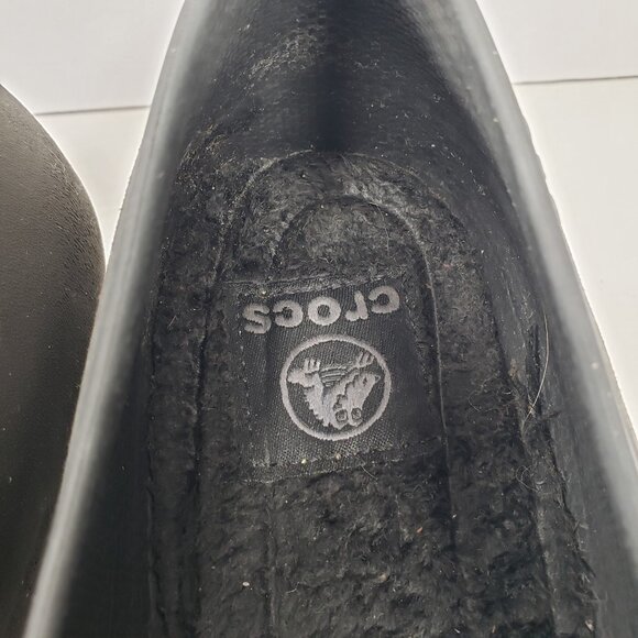 Crocs Mammoth Ballet Flats Womens Size 9 Gray Slip On Casual Shoes Fleece Lined - Picture 5 of 7